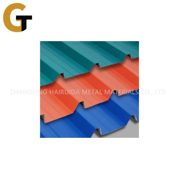 Zinc Coating 30-275g/M2 Galvanized Steel Roofing Sheets With Yield Strength 235-275Mpa