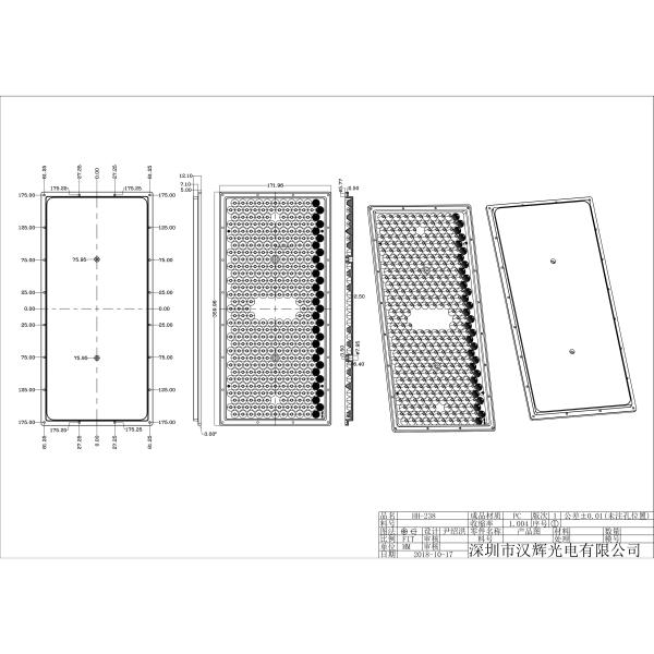 200W/400W/600W/800W Стадион освещения линзы с водостойкостью 336pcs 3030LEDs высокой мощности антиотблески линзы
