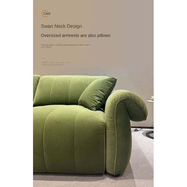 Multifunctional Folding Sofa Bed Dark Green Velvet Fabric Adjustable Extendable Sectional Corner Electric Villa Rectangle