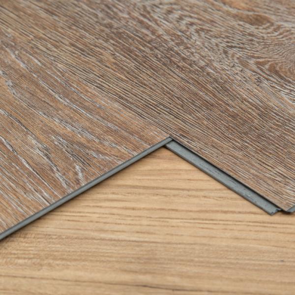 Wood Effect LVT Luxury Vinyl Tile Flooring Planks With Click Installation System