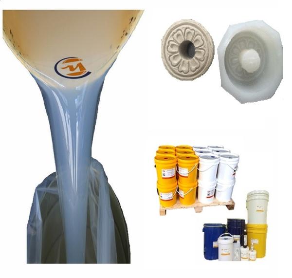 30-40 mins Working Time Liquid RTV-2 Platinum Silicone Rubber for Plaster Mold Making High Viscosity