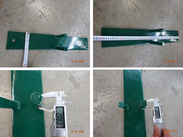 6*10ft Size Metal Base mesh spacing 2