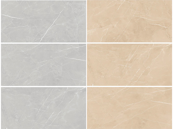 Interior Glazed Porcelain Floor Tile Grey Gloss Modern Style For Living Room