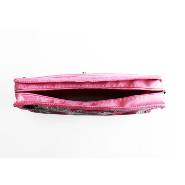 High Capacity Pencil Pouch Bag Cute Printing Polyester Nylon For Gift Pencil Box