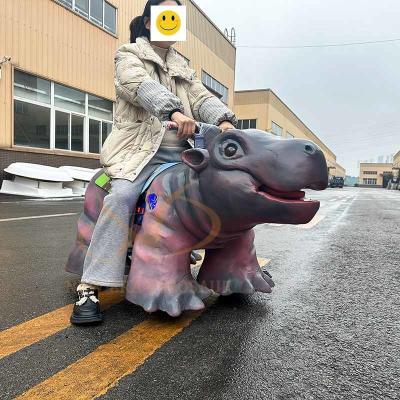 350W 100kg Load Electric Ride On Dinosaur Motorized Operation Animatronic Dinosaur
