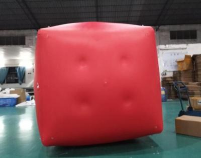Military Inflatable Swim Buoys Gunnery Practice Square Shaped Red Color