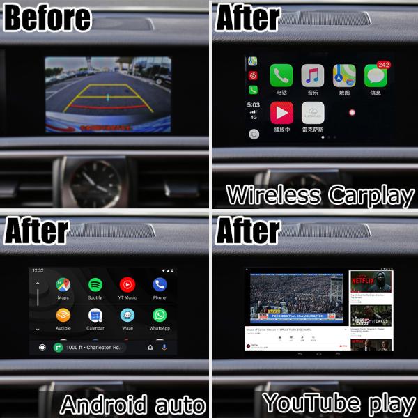 Игра youtube Google waze управлением мыши ручки Lexus IS200t IS300h коробки андроида автоматическая carplay