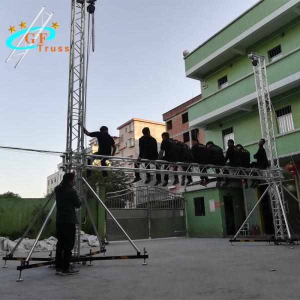 500*600mm Goal Post Truss For Hanging Advertising LED Screen Lights