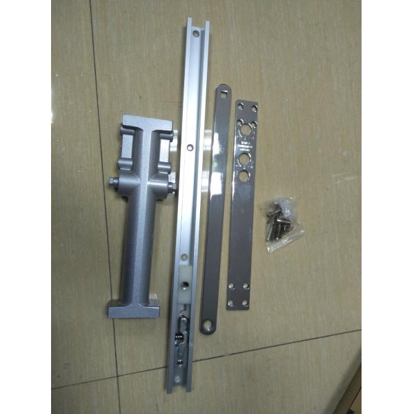 Серебряный гидравлический дверной скользящий замок для современной пожарной двери в стиле современного дизайна