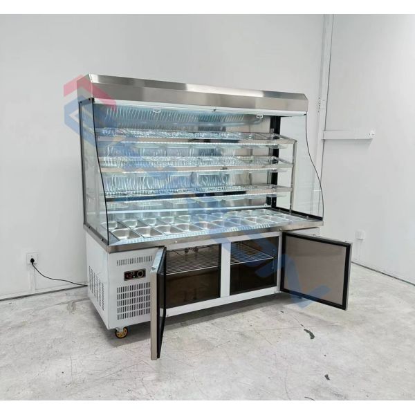Hotpot Commercial Showcase Refrigerator Multi Deck Display Chiller