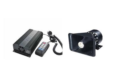 Emergency Vehicle PA System Kit , Police Siren System Amplifier With Speaker