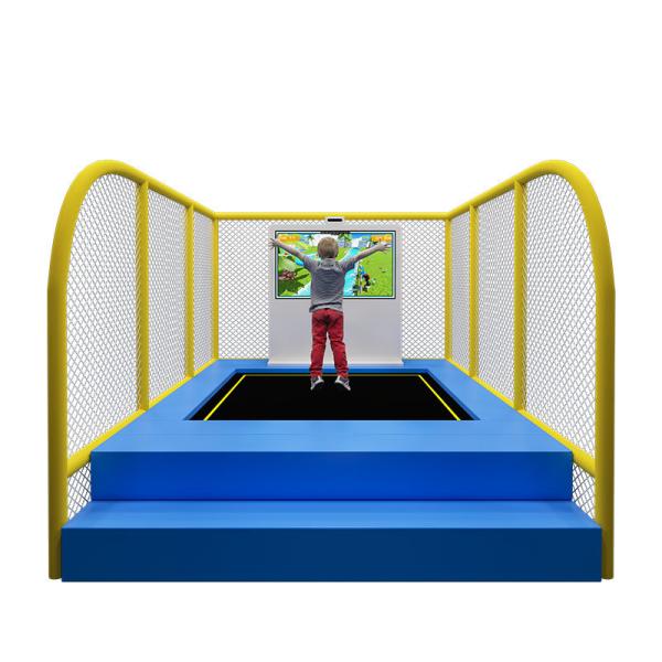 Interactive Indoor Kids Trampoline Game Machine Jumping Virtual Reality Games on Indoor Trampoline for Shopping Mall Occasions
