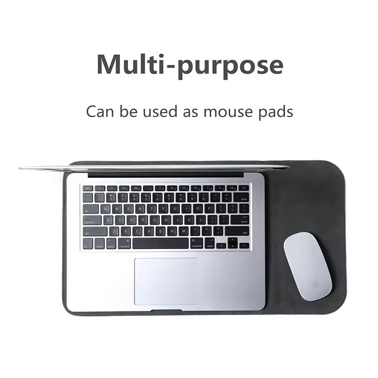 For 13 Pu Leather Laptop Sleeve Magnetic Closure Portable Handbag Case Soft Lining Business Custom Logo Macbook DNB162 Wholesale OEM/ODM/Private Label