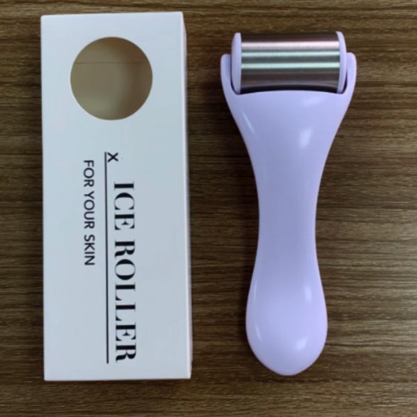 Pink/Green/White Frame Color Stainless Steel Facial Ice Roller for Face Massager