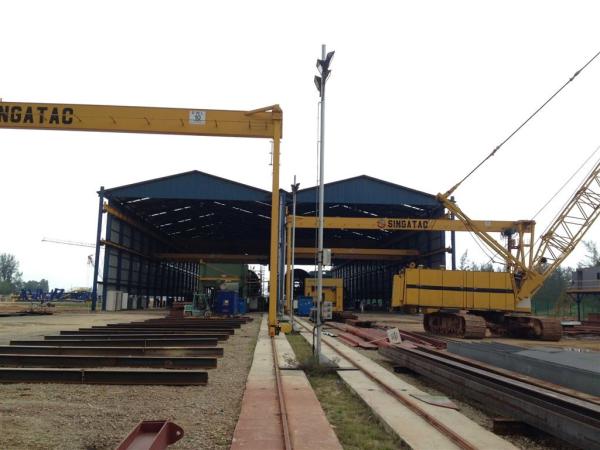 Construções de aço residenciais claras pré-fabricadas da construção de aço para a fábrica