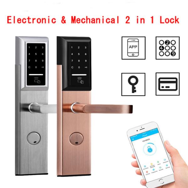 350×78mm Intelligent Door Lock 0.1S SS With Smart TTLock APP