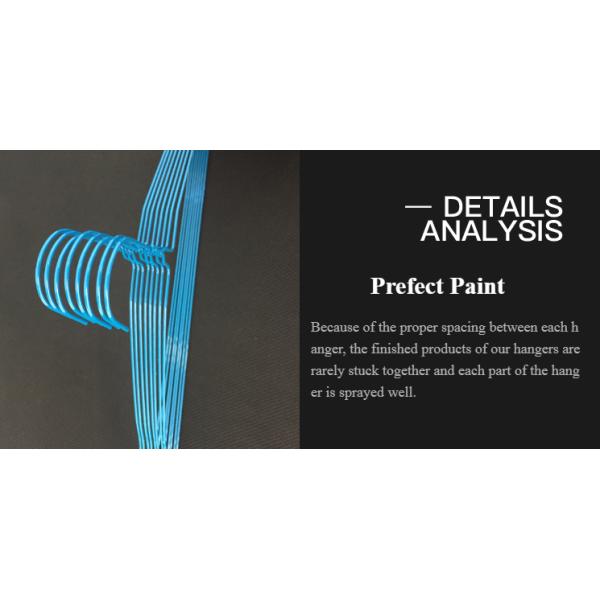 Portable Steel Laundry Wire Hanger Thicker Gauge 2.5mm Dia 16 Inch Size