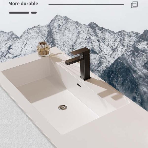 Environmentally Hanging Bathroom Vanity 2 Drawers Wall Mounted