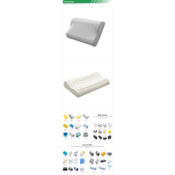 Hotel Side Sleeper Memory Foam Pillow with Anti-Wrinkle Design and Cervical Support