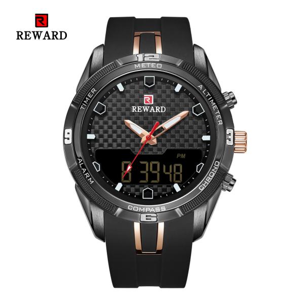 Chinese wholesale Led Display Sport Mens Stainless Steel Watches Alloy Case With Silicon Band