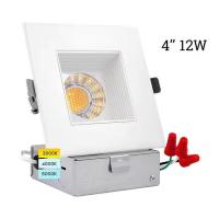 Ultra Thin 4 Inch LED Recessed Lighting Canless IC Rated LED Downlights Square