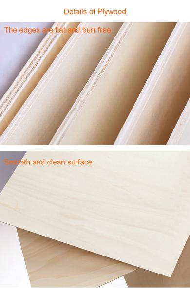Plywood sheet factory poplar laminated melamine paper interior birch artificial veneer