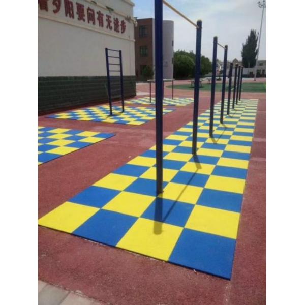 UV Resistant & Waterproof EPDM Rubber Tile for Outdoor Playground School and Sports Center