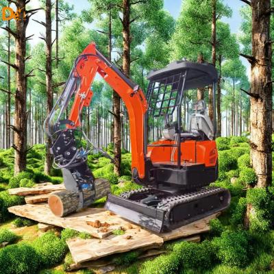 3.5 Tonne Mini Garden Excavator Small Crawler Tailless Hook Digger Customized Colour