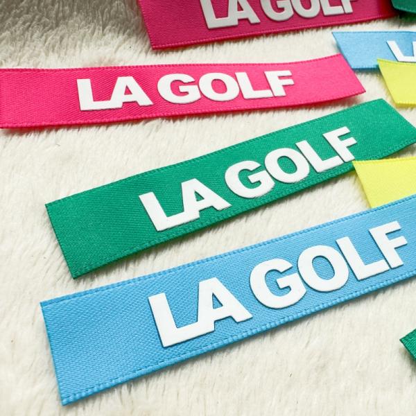 Satin Tape Clothing Fabric Labels Printing Silicone Logo Embossed