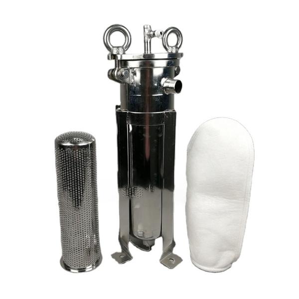 корпус фильтра сумки нержавеющей стали воды 150psi высокая эффективность 3 микронов