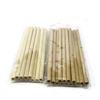 Palhinha de beber de bambu 100% natural biodegradável de calibre menor de 20 cm palhinhas reutilizáveis