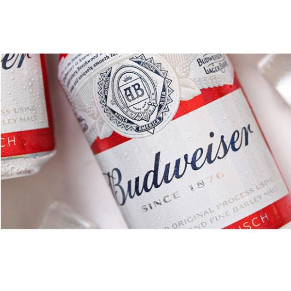 Beverage Budweis Round 330ml Aluminum Cans For Beer BPA Free