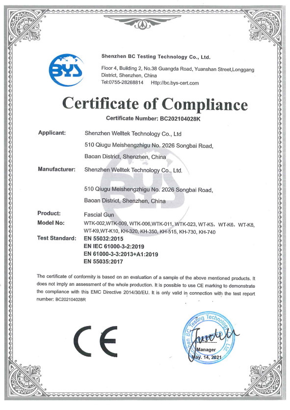 Shenzhen Welltek Technology Co., Ltd. Сертификации