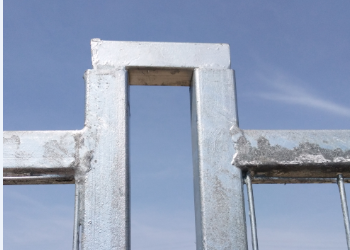 Гальванизированный Pvc покрыл стандарт 6ft x 8ft Канады загородки события временный