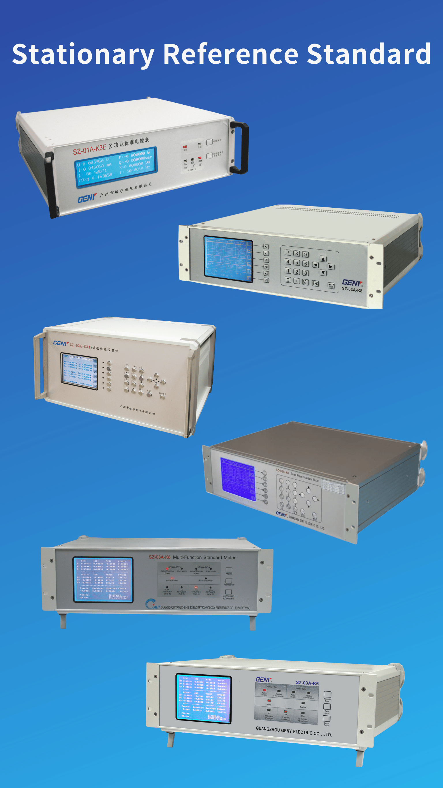 SZ-03A-K8F Series Three Phase Standard Meter