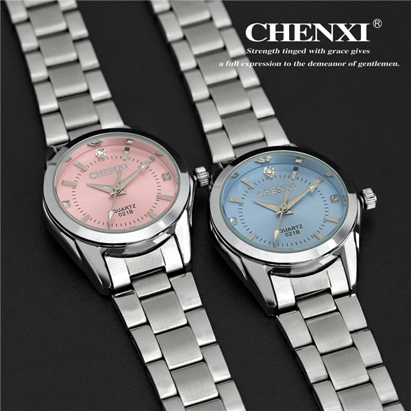 CHENXI Custom Logo Watches Man Pink Blue Fashion Winner Sport Watch Unisex Branding Watch