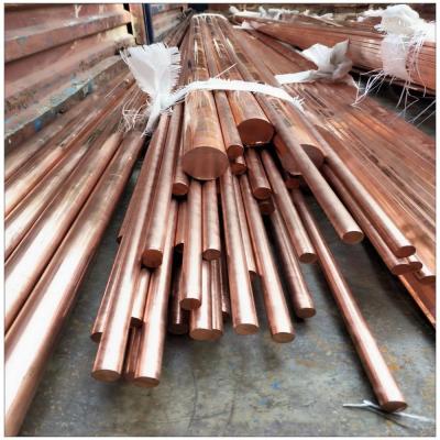 Barras redondas de cobre ASTM C10200 C11000 C10100 C110 Diâmetro 4-300 mm