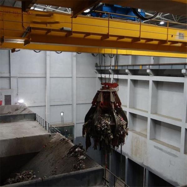 China's high quality and low price55 ton garbage grab bridge double beam crane, power plant double beam crane, grab dou