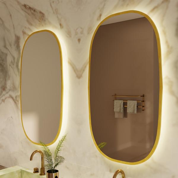 Lumière de vanité LED de salle de bain de luxe avec panneau acrylique étanche et fonctionnalités de contrôle intelligentes pour les projets de miroirs de concepteur