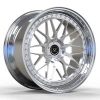 Dodge Challenger 2 Piece Forged Brushed Polished Wheels Car Rims 20 Inch Concave