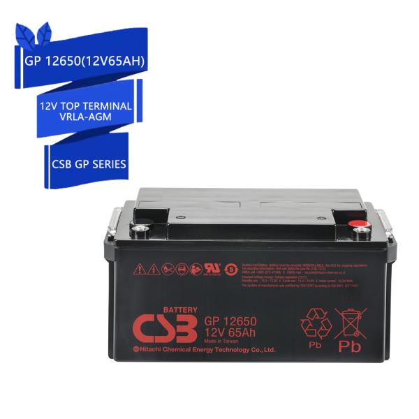 CSB GP12650 12V 65Ah Energy Storage Rechargeable VRLA 12V 65Ah CSB Battery