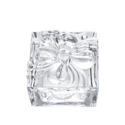 High-grade Clear Glass crystal glass jewelry case boxes for ring and earring