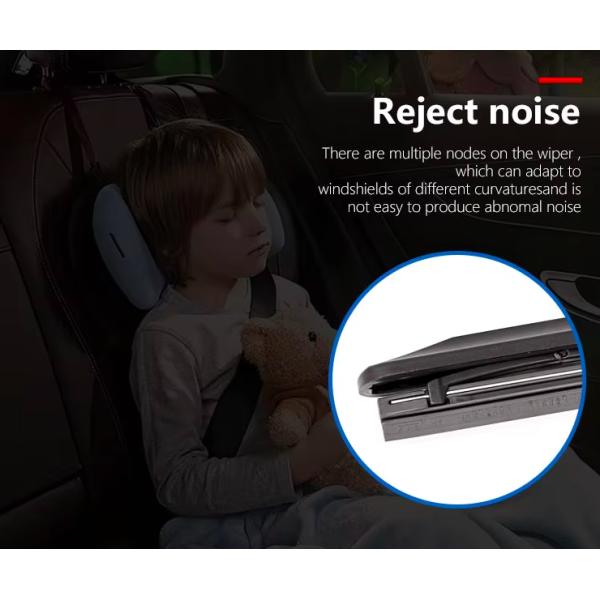 Weatherproof Dongfeng Car Wiper Blade Rubber Hybrid For Rainy Windshields Customized