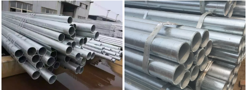 Hot Dip Galvanized Steel Galvanized Steel Tube Uniform Coating