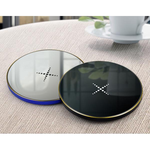 ABS + Rubber Wireless Charging Power Bank 10000mAh / Portable Smart Phone Wireless Charging Pad