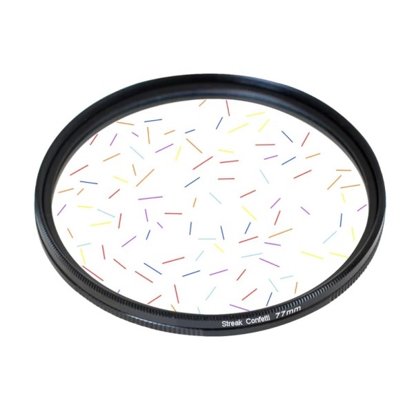 Streak Confetti Filter Rotatable Starlight Glare Filter 49mm - 82mm With Multi layer Coating