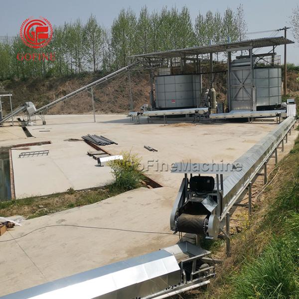 Chicken Manure Food Waste Compost Organic Fertilizer Production Line 2T/H Capacity