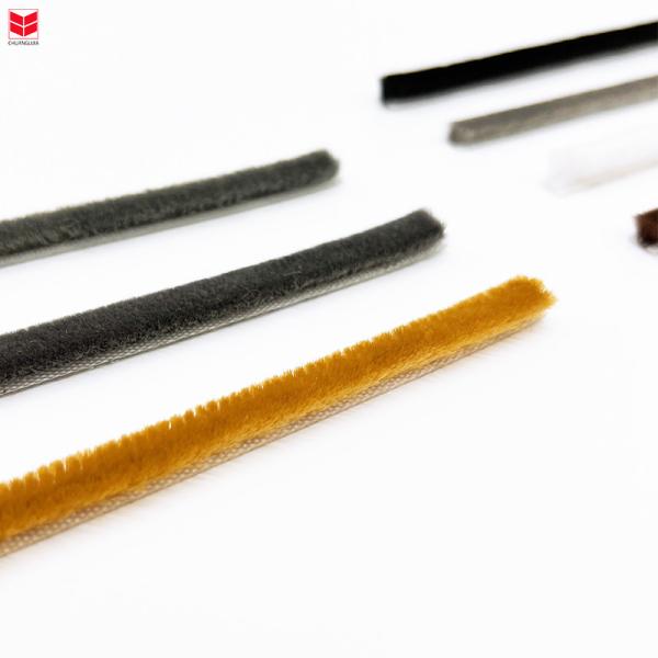 Silicone Pile Weather Strip for Aluminium Windows and Doors 3-25mm Pile Height / 3-50mm Width BLACK/GRAY/BROWN/WHITHE/OTHE