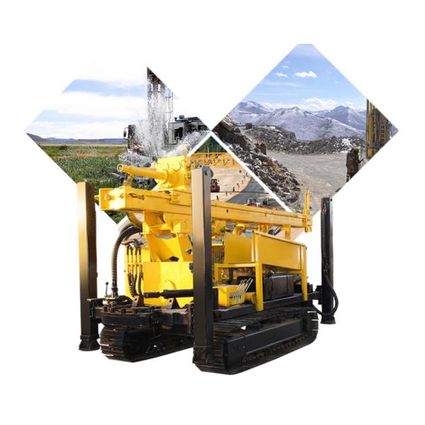 ST-350 Foreuse carottière 8T Treuil 30T Profondeur 100-350m