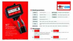 T7 Smart Handheld Inkjet Printer Thermal foaming spray Plate Type New Condition